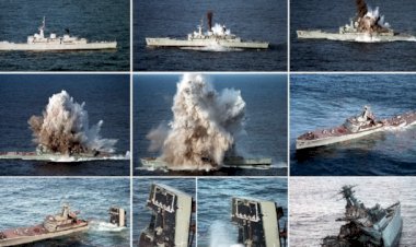 Das Segel am Himmel wird ausgeleuchtet